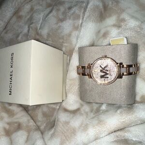 Michael Kors Rose Gold Bracelet Watch